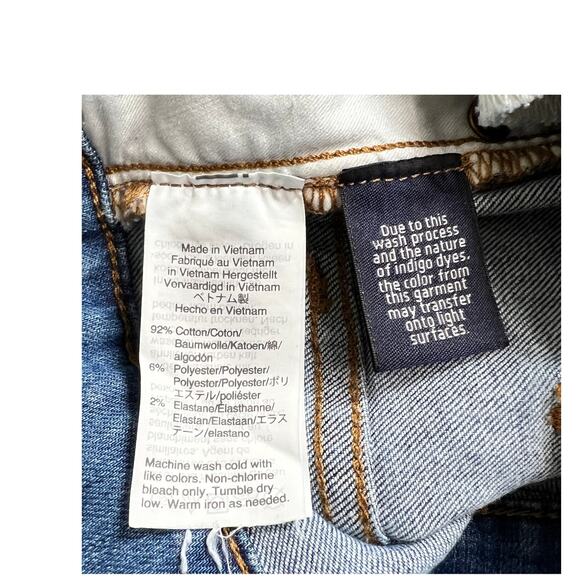 MADEWELL Womens Cali Demi Boot Jeans 34P Blue Stretch Denim Flare 38x22 - Picture 7 of 8